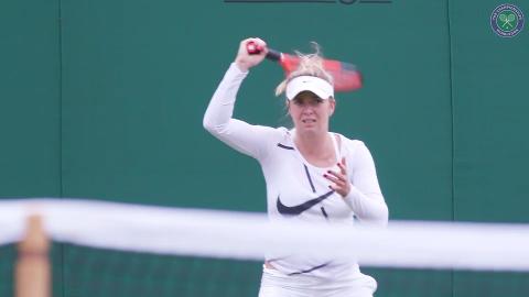 Cibulkova and Svitolina train together 