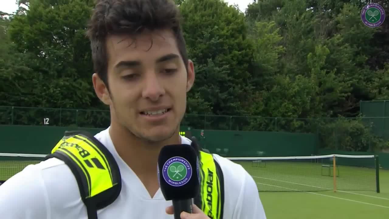 Christian Garin celebrates Chilean success in Qualifying