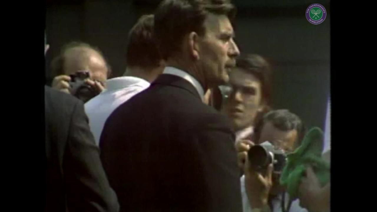 TV history: The first Wimbledon final in colour