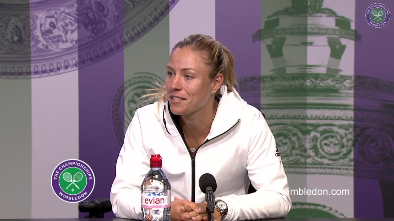 Kerber happy to be back at Wimbledon