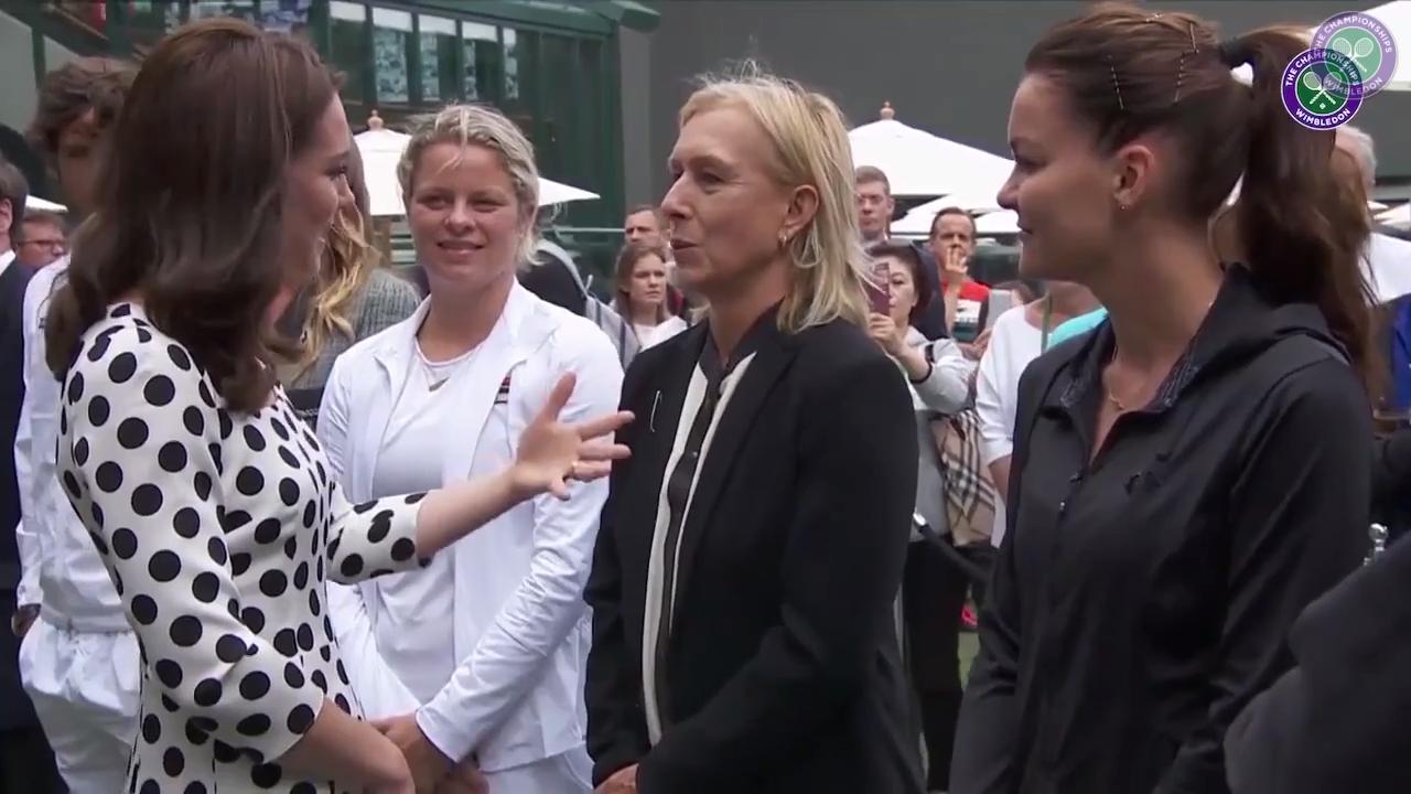 Duchess of Cambridge visits Wimbledon