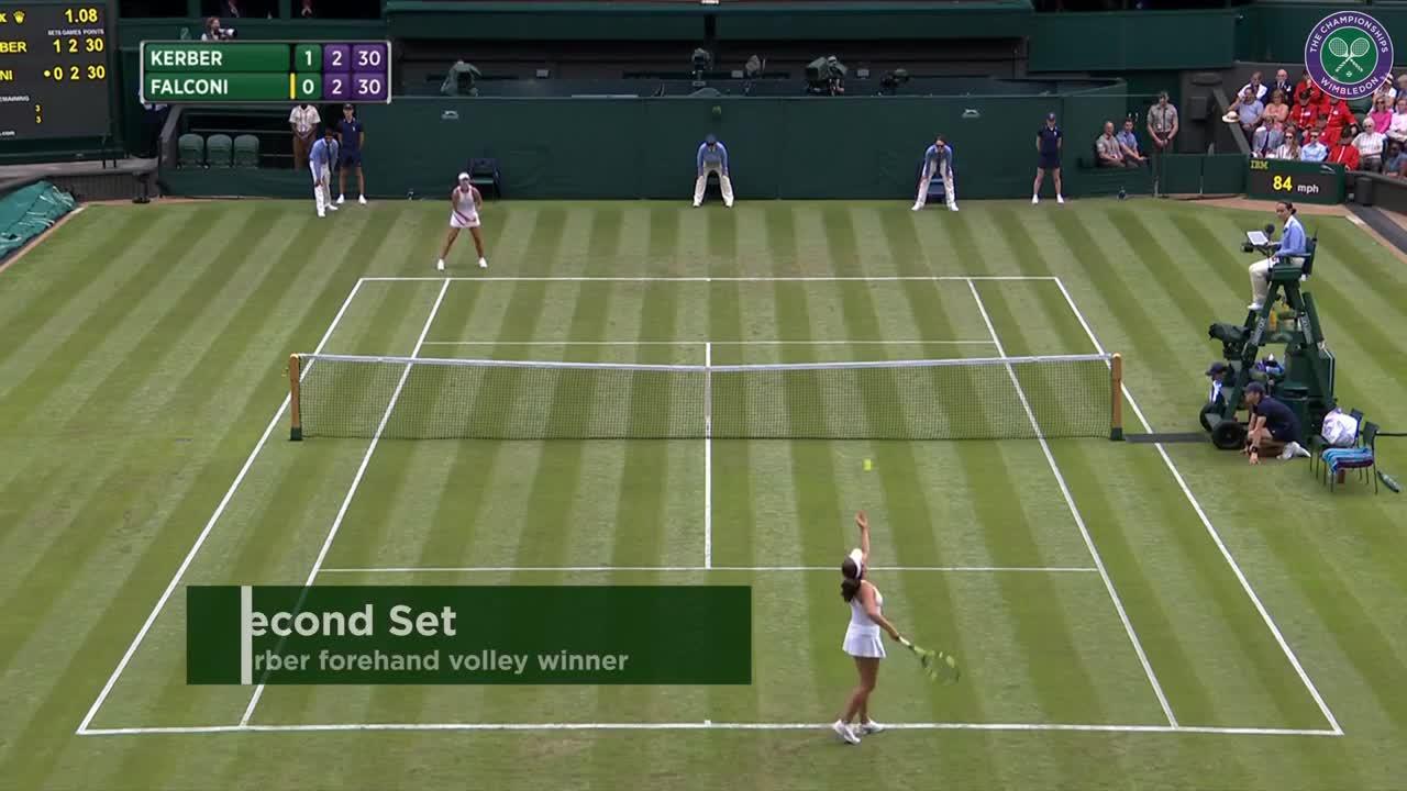 2017, First Round Highlights, Angelique Kerber vs Irina Falconi