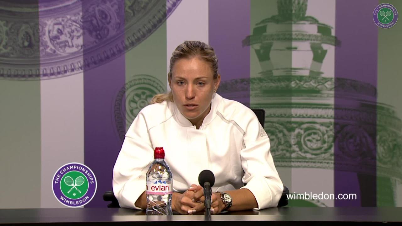  Angelique Kerber First Round Press Conference 2017