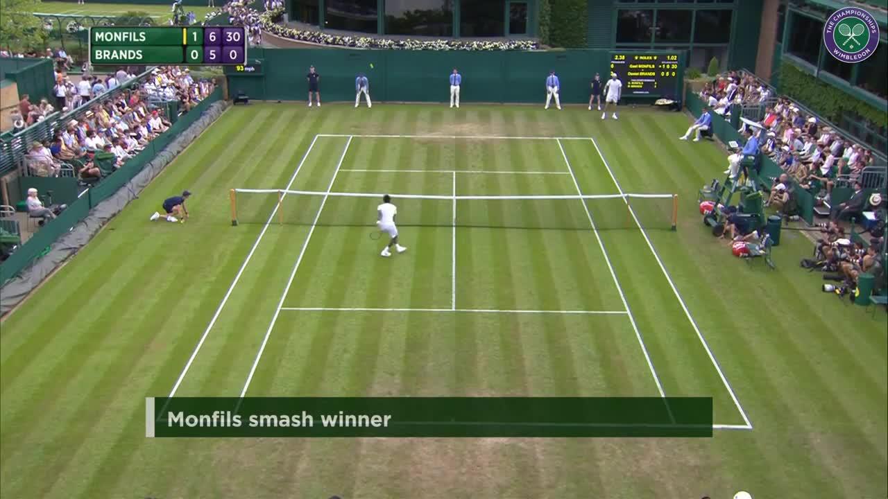 2017, First Round Highlights, Gael Monfils vs Daniel Brands