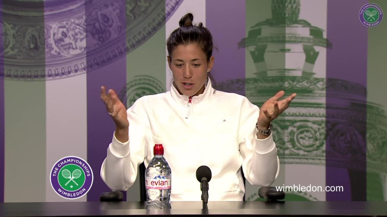Garbine Muguruza First Round Press Conference 2017