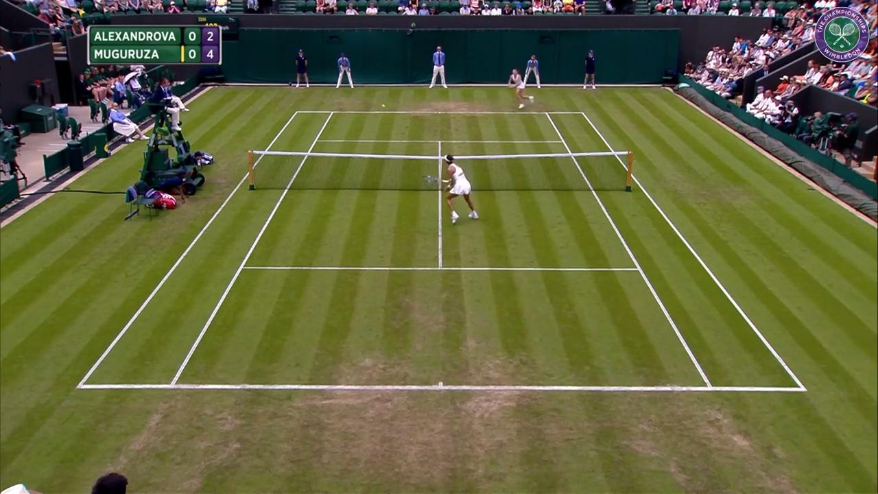 2017, First Round Highlights, Ekaterina Alexandrova vs Garbine Muguruza