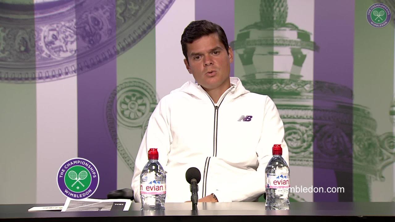 Milos Raonic First Round Press Conference 2017