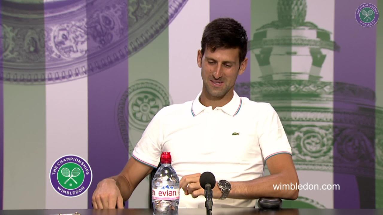 Novak Djokovic First Round Press Conference 2017