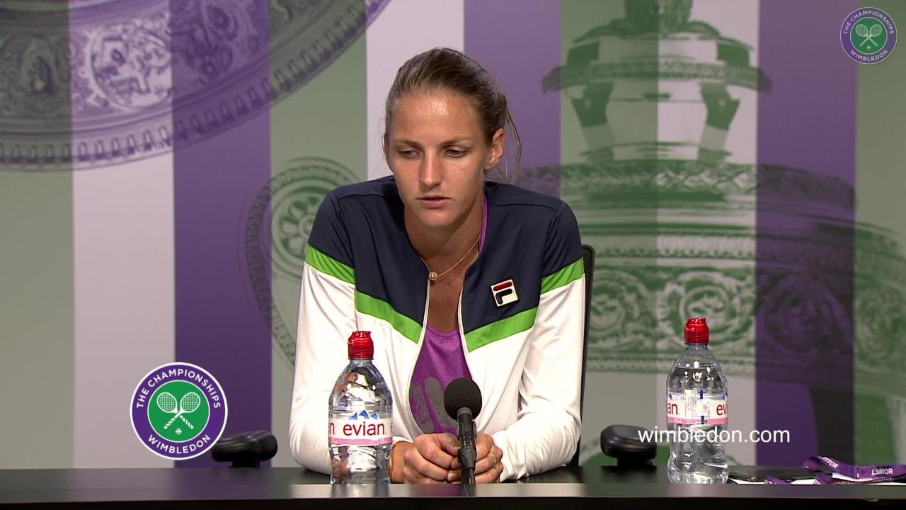 Karolina Pliskova First Round Press Conference 2017