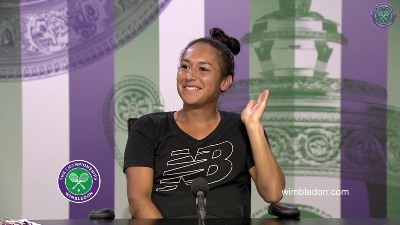 Heather Watson Second Round Press Conference 2017
