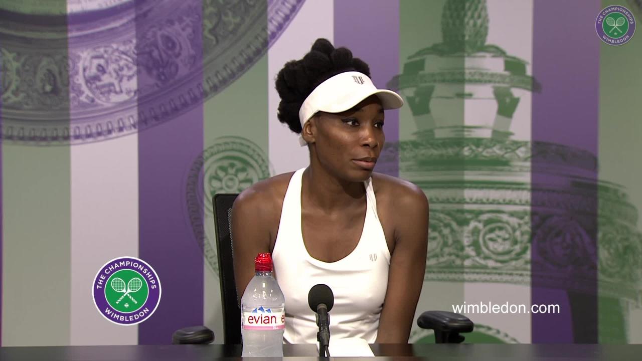Venus Williams Second Round Press Conference 2017