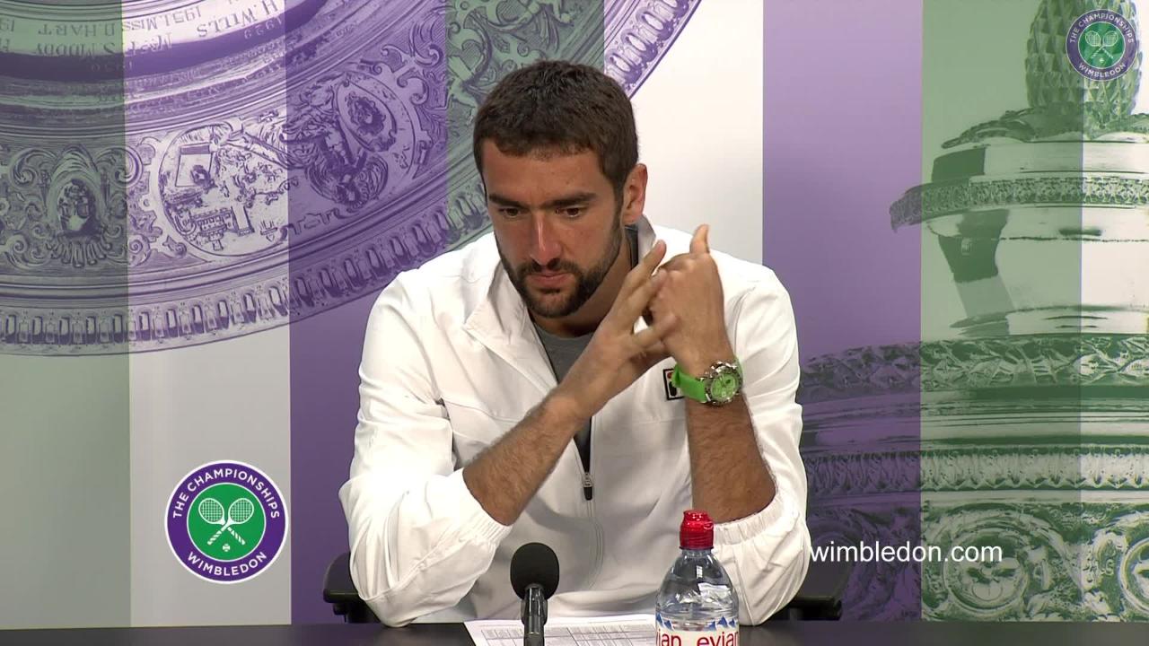 Marin Cilic Second Round Press Conference 2017