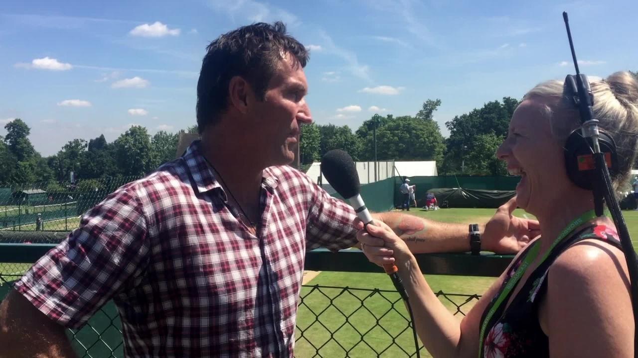 Pat Cash relives 1987 Wimbledon glory
