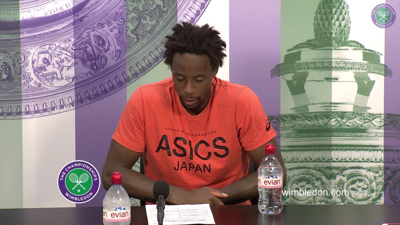 Gael Monfils Second Round Press Conference 2017