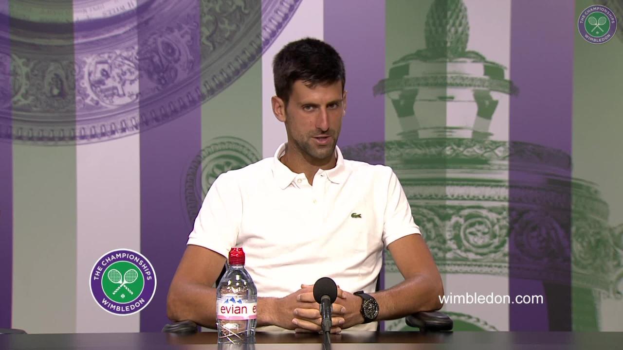 Novak Djokovic Second Round Press Conference 2017