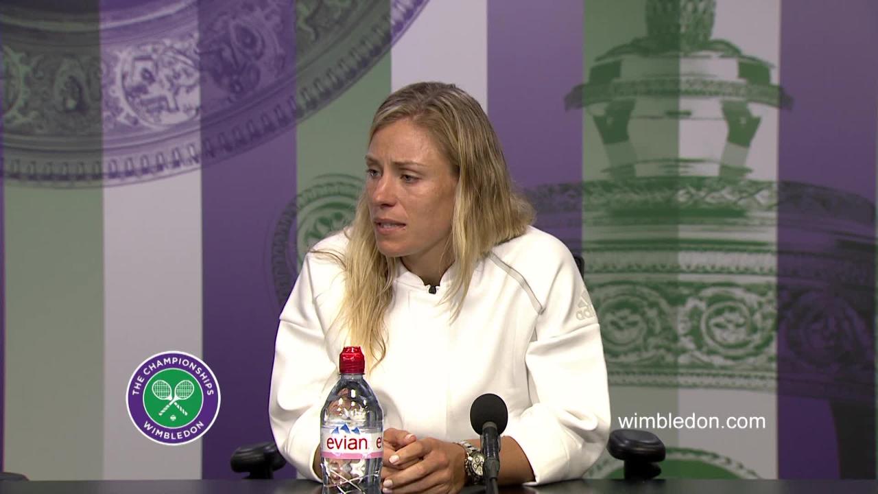 Angelique Kerber Second Round Press Conference 2017