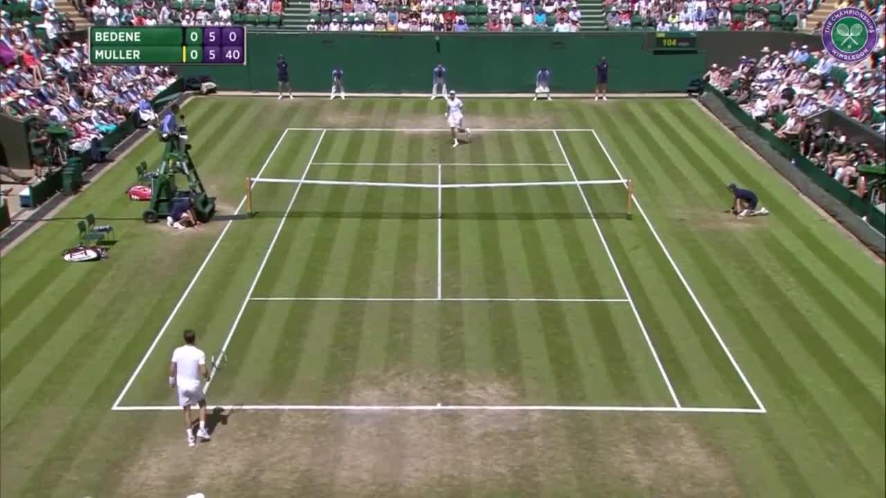 Ace, ace, ace, ace - Muller's perfect game