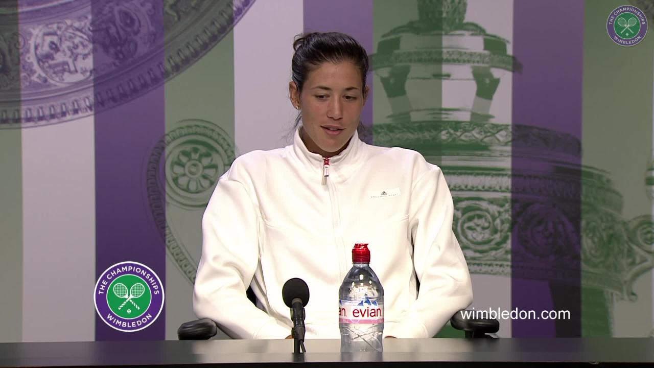 Garbiñe Muguruza Third Round Press Conference 2017