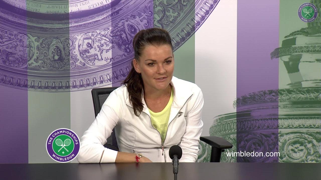 Agnieszka Radwanska Third Round Press Conference 2017