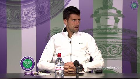  Novak Djokovic Third Round Press Conference 2017