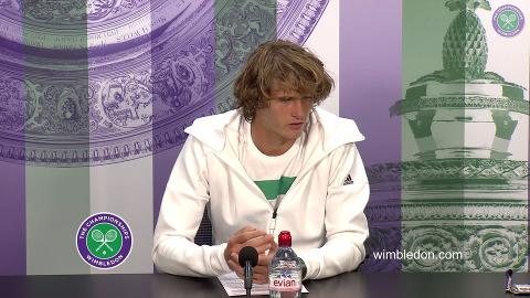 Alexander Zverev Third Round Press Conference 2017