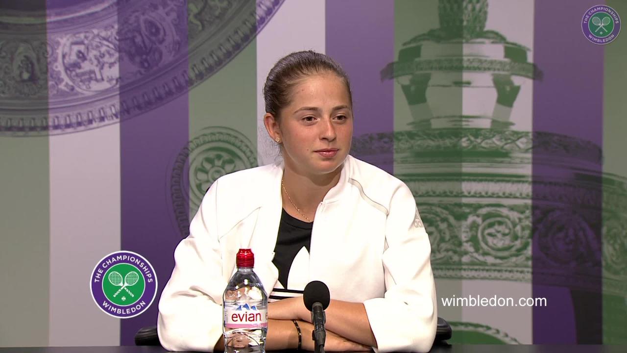 Jelena Ostapenko Fourth Round Press Conference 2017
