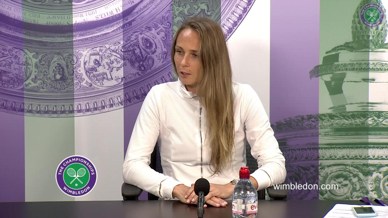 Magdalena Rybarikova Fourth Round Press Conference 2017