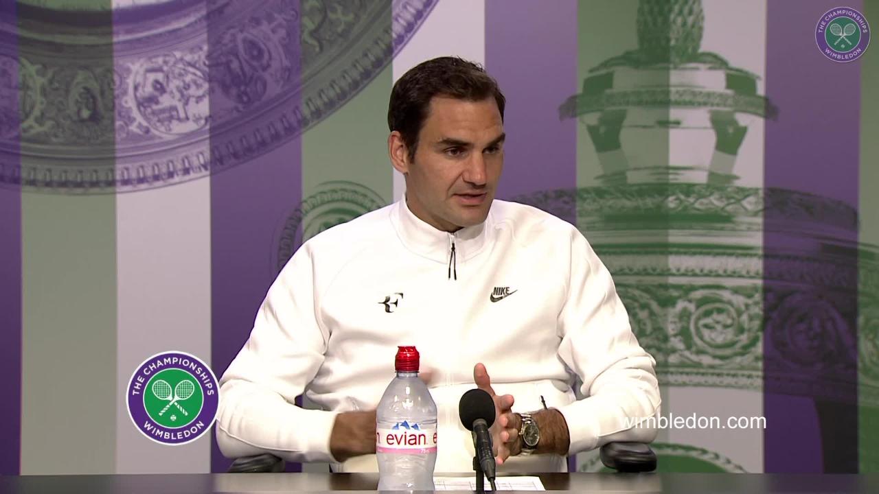 Roger Federer Fourth Round Press Conference 2017