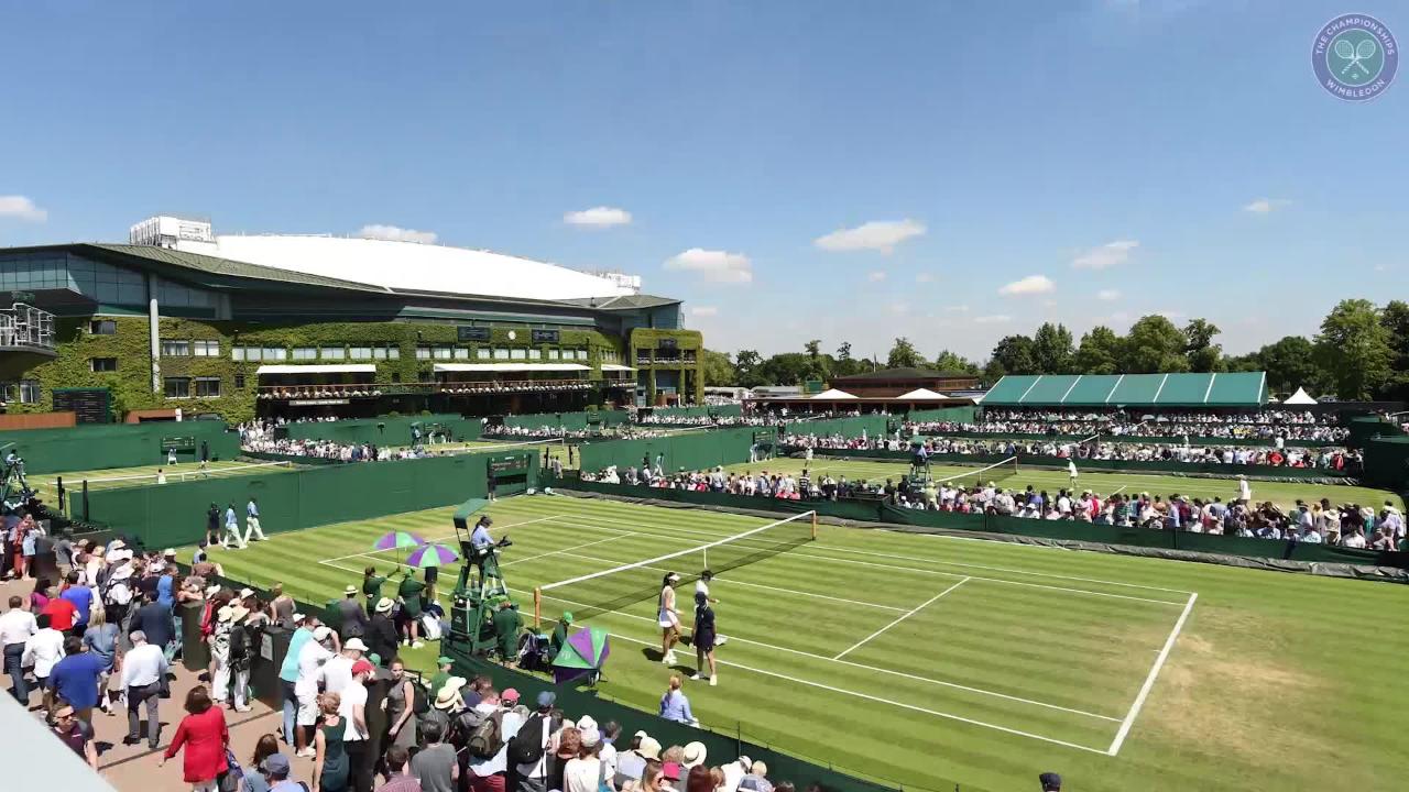 Dawn to dusk: Stunning Wimbledon timelapse
