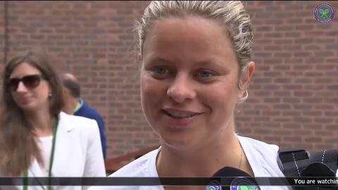 Clijsters gives thoughts on ladies' quarter-finals