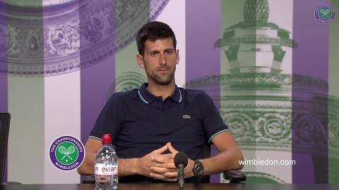 Novak Djokovic Fourth Round Press Conference 2017