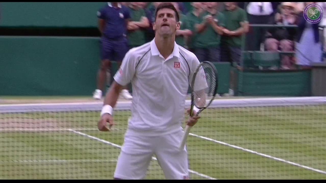 12 July 2015: Djokovic eats the grass again