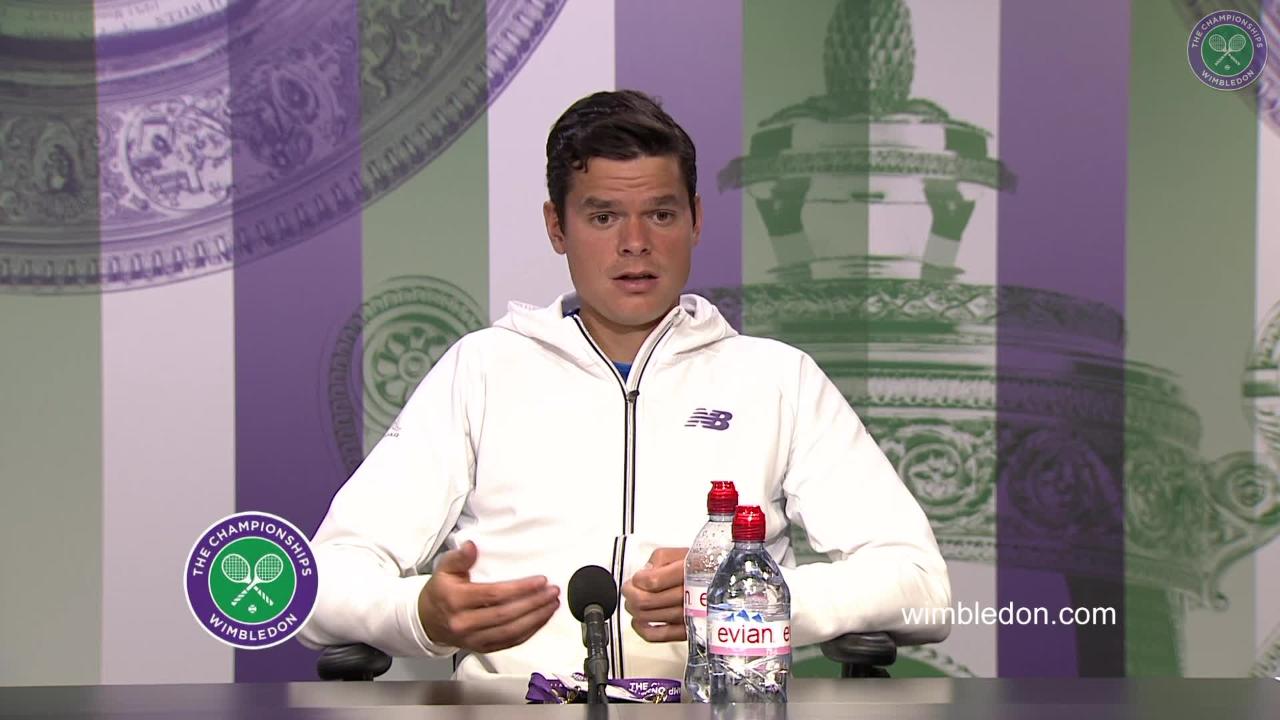 Milos Raonic Quarter-Final Press Conference 2017
