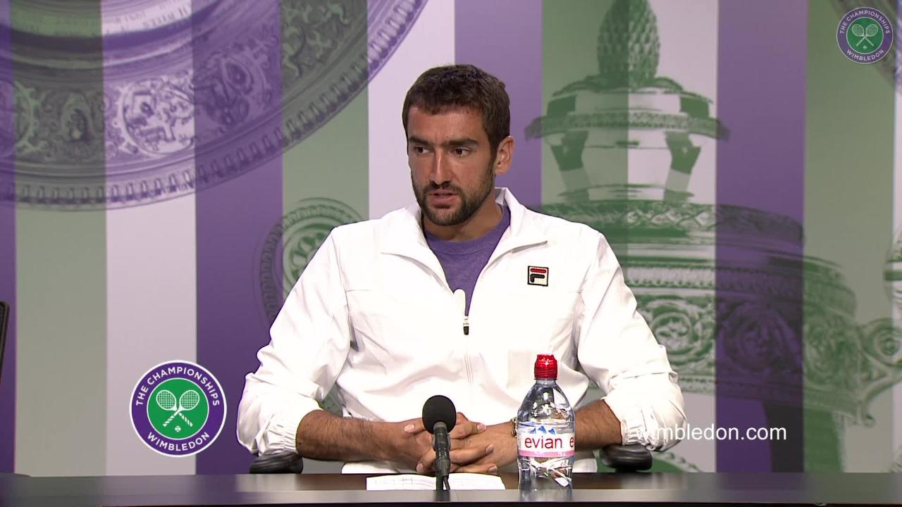 Marin Cilic Quarter-Final Press Conference 2017