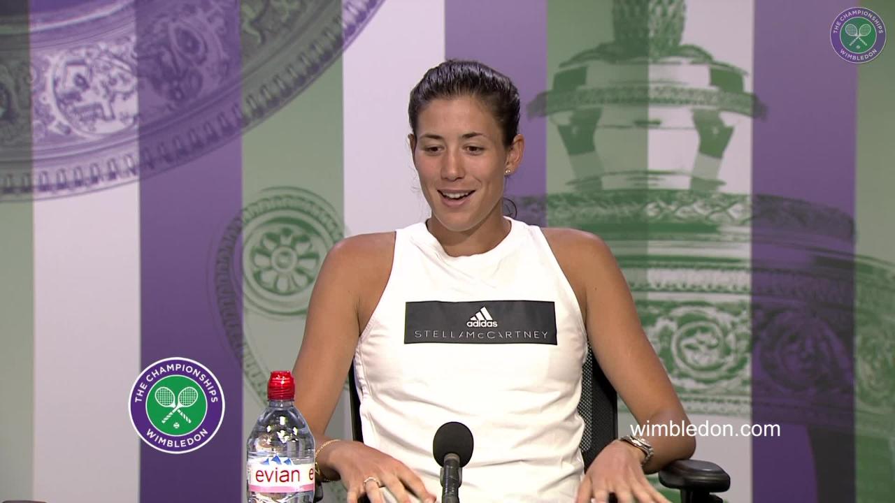 Garbiñe Muguruza Semi-Final Press Conference 2017