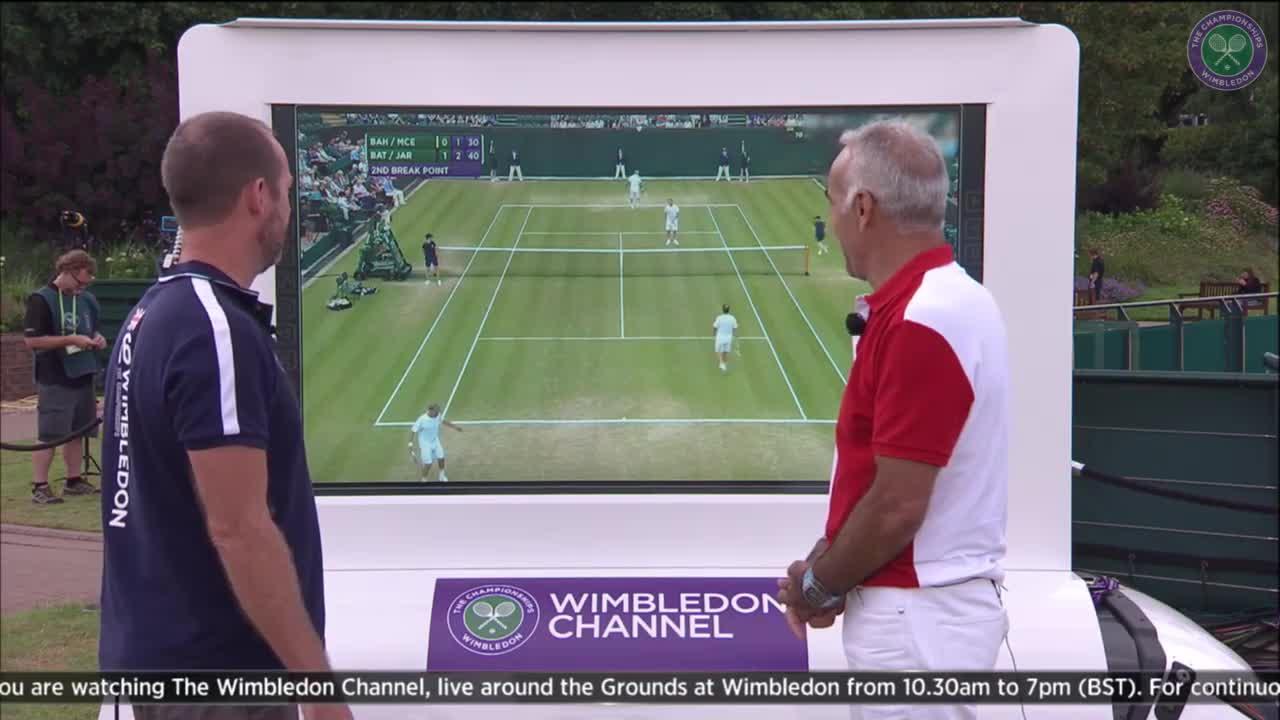Bahrami shares his secrets on Wimbledon Channel