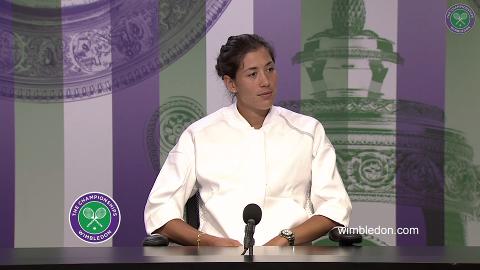 Garbiñe Muguruza Pre-Final Press Conference 2017