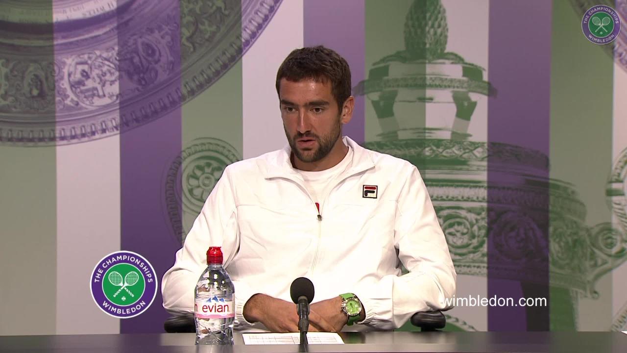 Marin Cilic Semi-Final Press Conference 2017