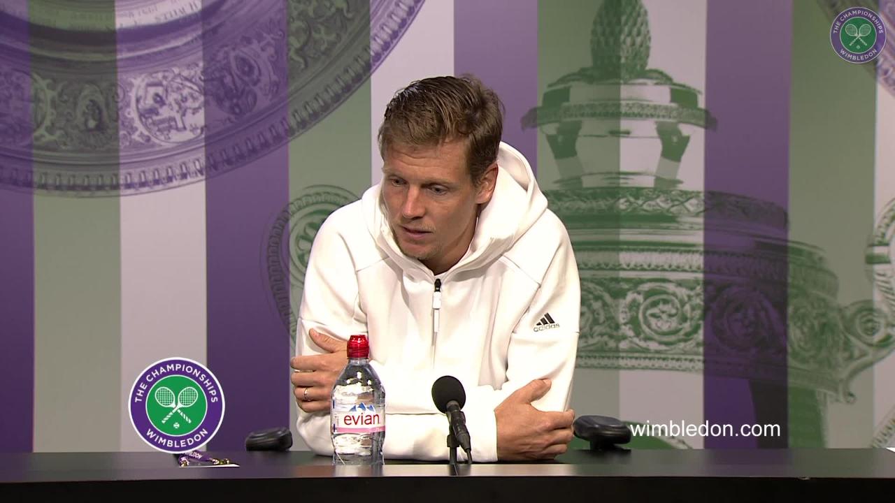 Tomas Berdych Semi-Final Press Conference 2017