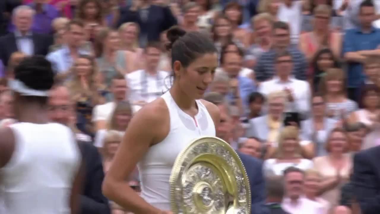 Muguruza's victory speech