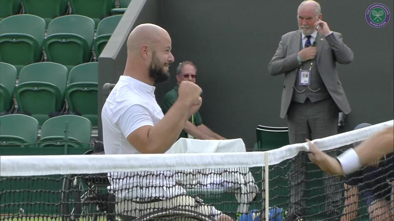 Olsson victorious in gentlemen's wheelchair singles