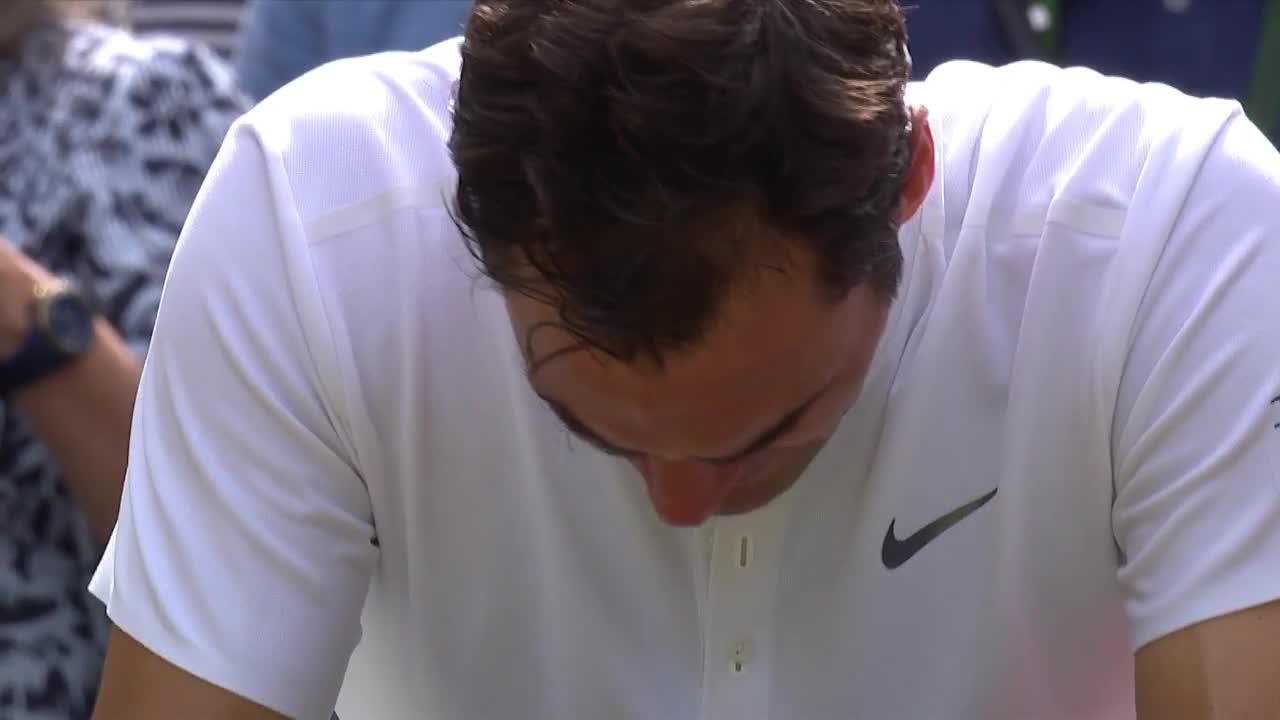 WATCH: Tears for record-breaking Federer