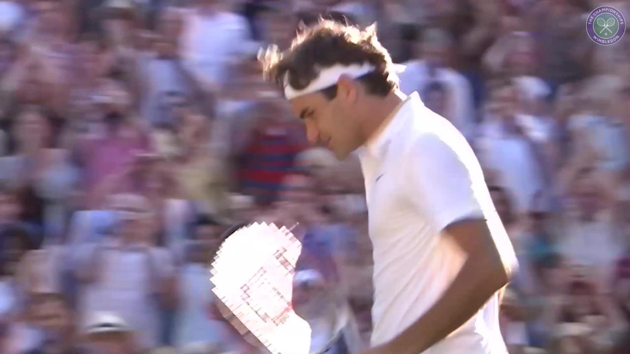 Reliving Federer's eight Wimbledon titles