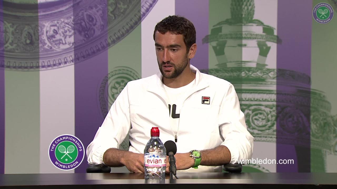 Marin Cilic Final Press Conference 2017