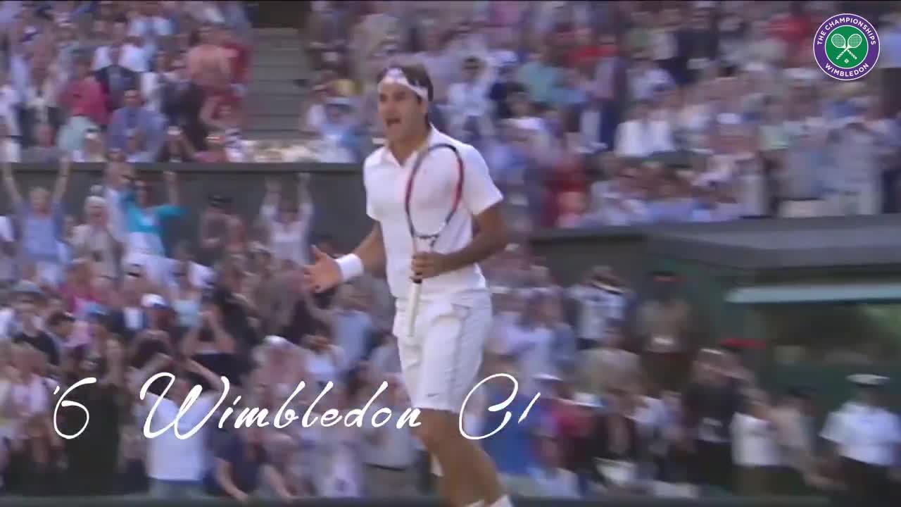Roger Federer: His eight Wimbledon titles relived