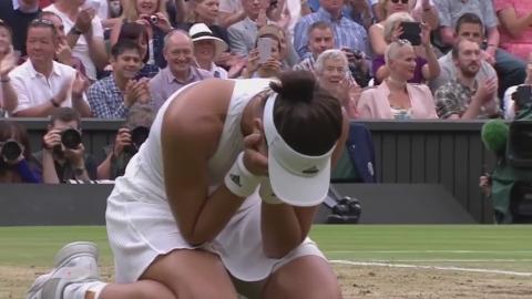 Reliving Muguruza's Wimbledon breakthrough