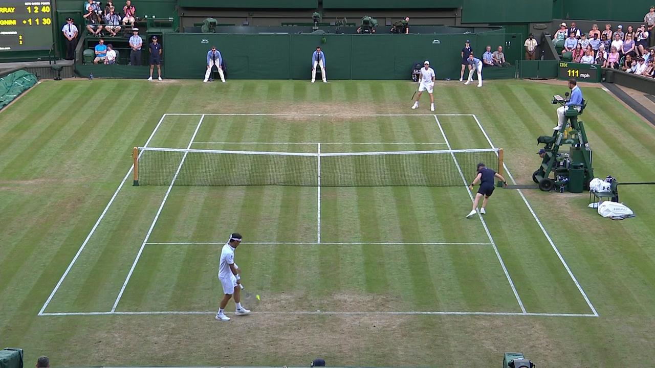 2017, Third Round Highlights, Andy Murray vs Fabio Fognini