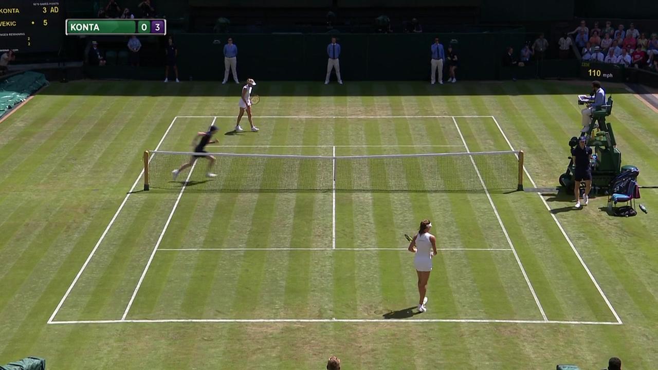 2017, Second Round Highlights, Johanna Konta vs Donna Vekic