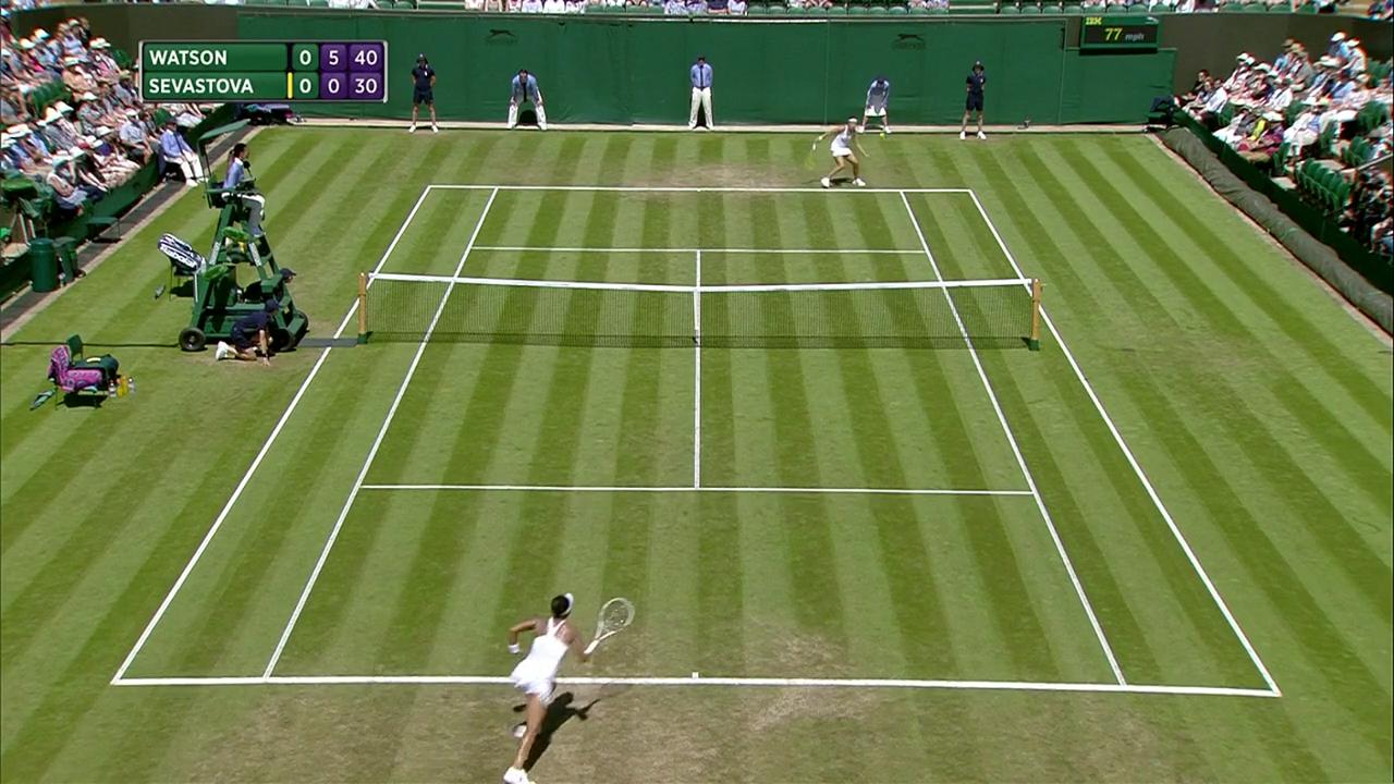 2017, Second Round Highlights, Heather Watson vs Anastasija Sevastova