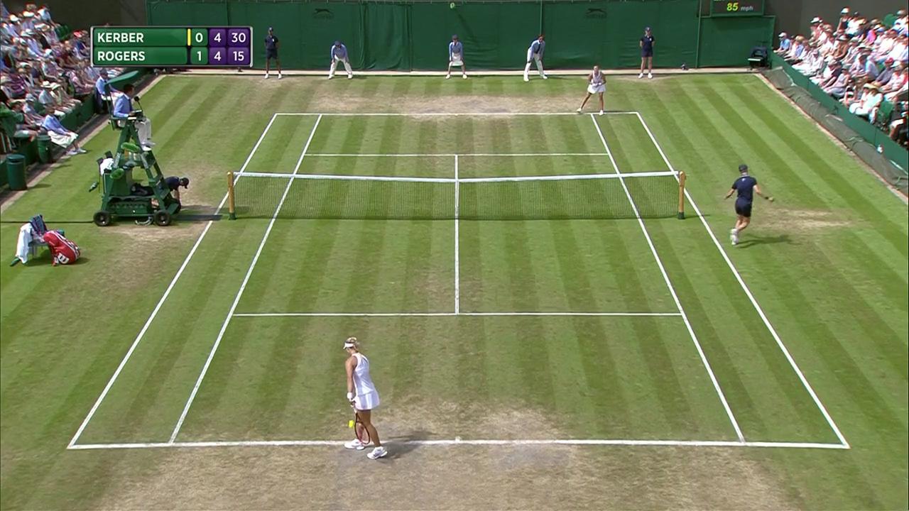 2017, Third Round Highlights, Angelique Kerber vs Shelby Rogers